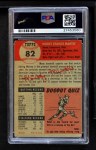 1953 Topps #82 Mickey Mantle Back Thumbnail