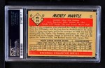 1953 Bowman #59 Mickey Mantle Back Thumbnail