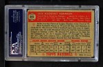1952 Topps #312 Jackie Robinson Back Thumbnail