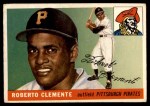 1955 Topps #164 Roberto Clemente Front Thumbnail