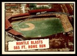 1961 Topps #406 - Mickey Mantle Baseball Thrills Front Thumbnail
