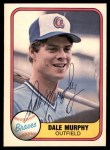 1981 Fleer #243 Dale Murphy Front Thumbnail