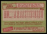 1985 Topps #667 Dave Engle Back Thumbnail