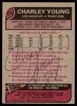 1977 Topps #275 Charley Young Back Thumbnail