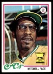 1978 Topps #55 Mitchell Page Front Thumbnail