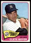 1965 Topps #475 Clete Boyer Front Thumbnail