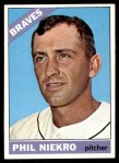1966 Topps #28 Phil Niekro Front Thumbnail