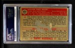 1952 Topps #403 Bill Miller Back Thumbnail