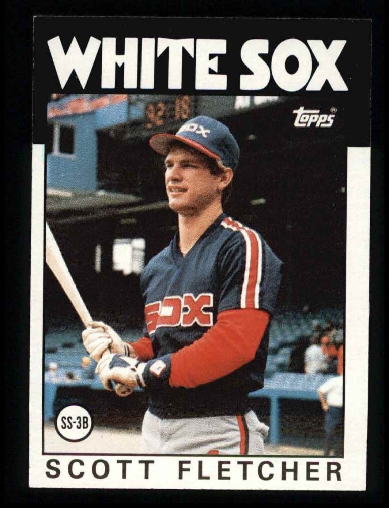 1986 Topps 187 Scott Fletcher