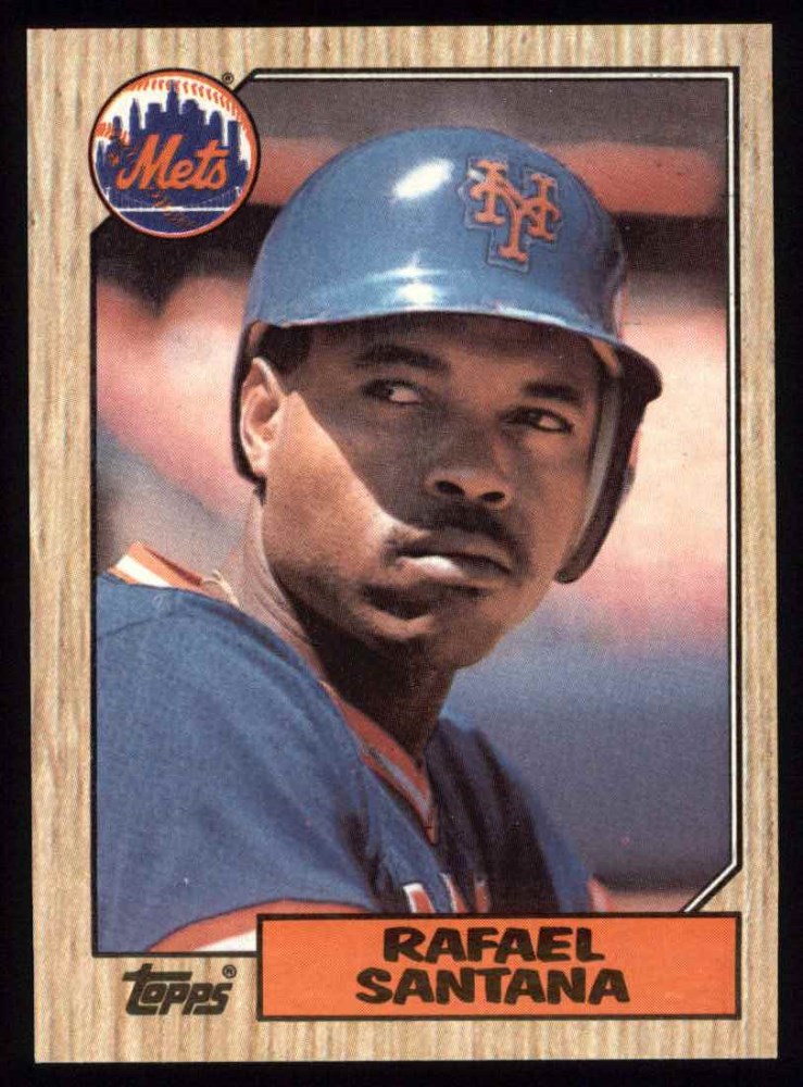 1987 Topps 378 Rafael Santana