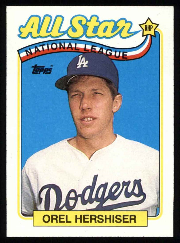 1989 Topps 394 Orel Hershiser AllStar 8 NM/MT