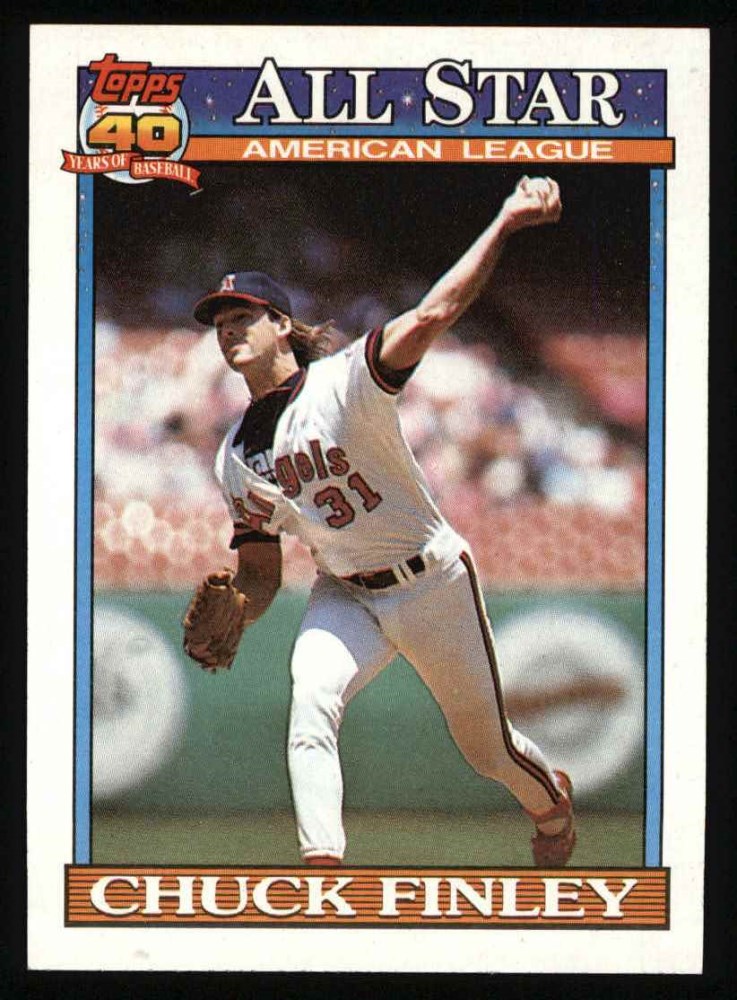 1991 Topps 395 AllStar Chuck Finley