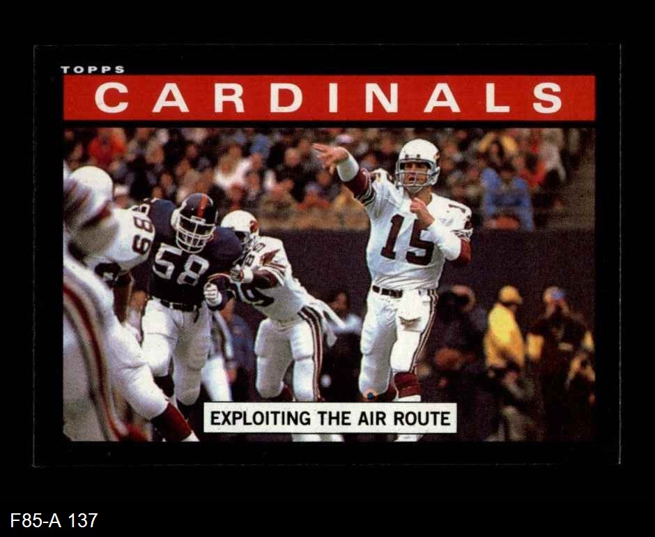 1985 Topps St. Louis Cardinals Football Team Set Cardinals-FB 8 - NM/MT | eBay