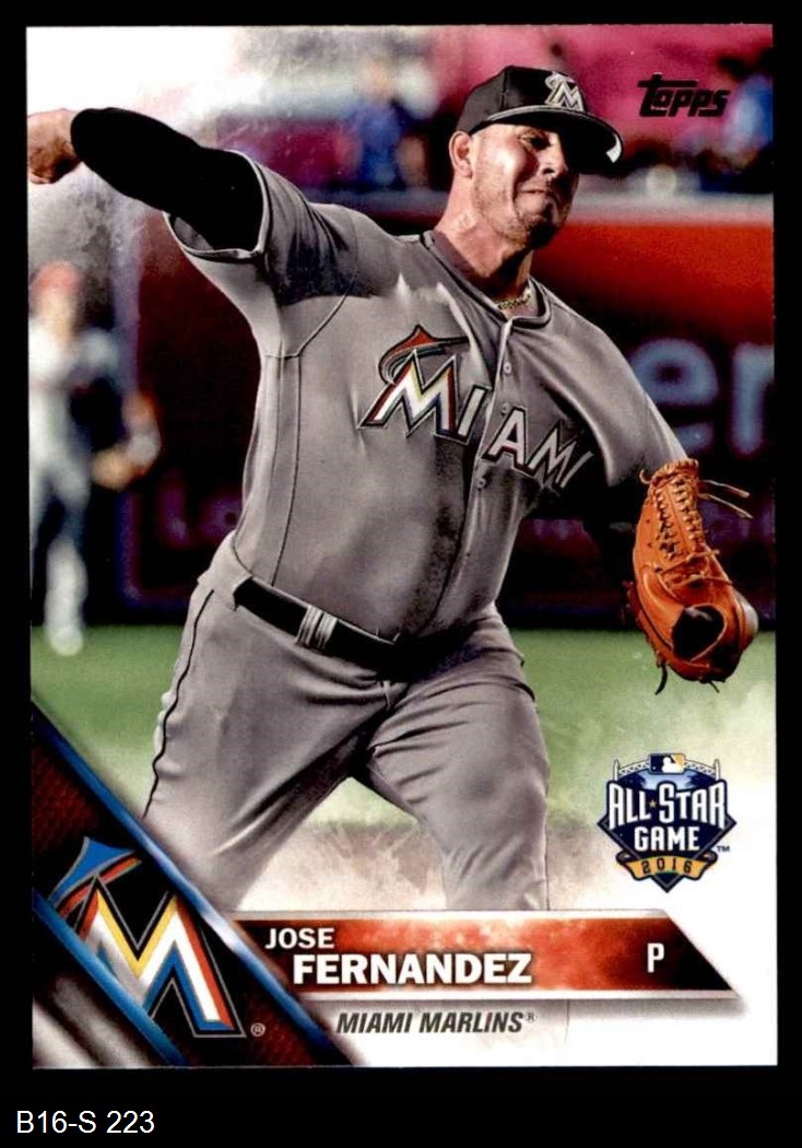 Jose Fernandez Miami Marlins 2016 Topps Series One Baseball Card