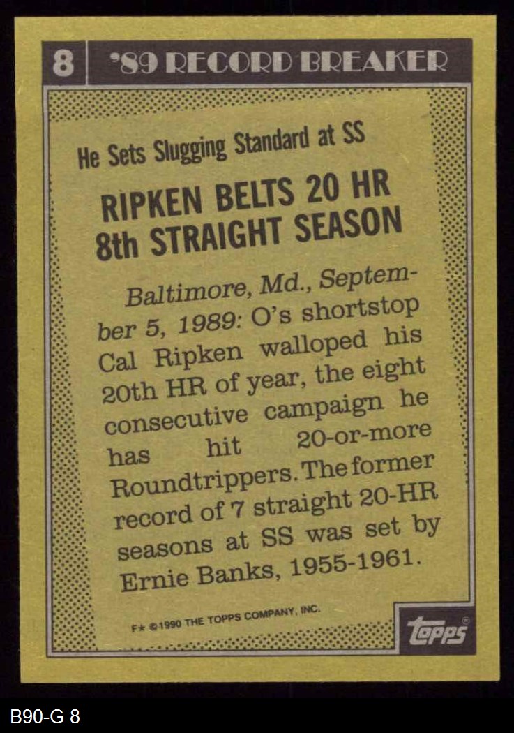 Baseball Record Breakers: Cal Ripken Jr. 