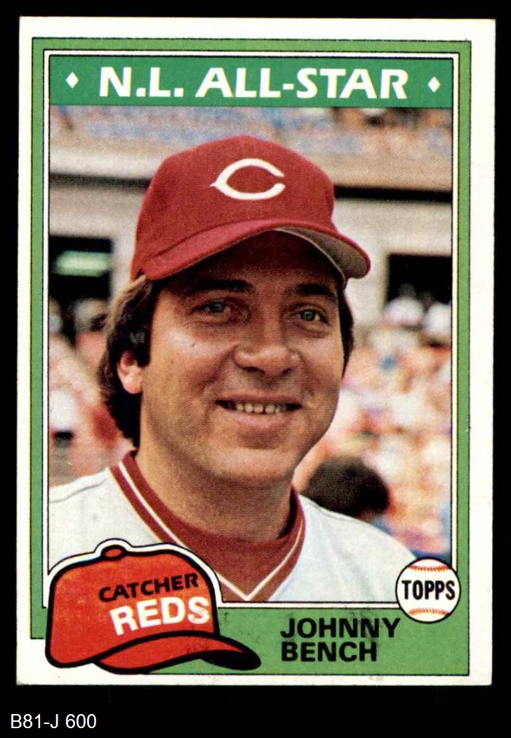 1981 Topps Cincinnati Reds Team Set
