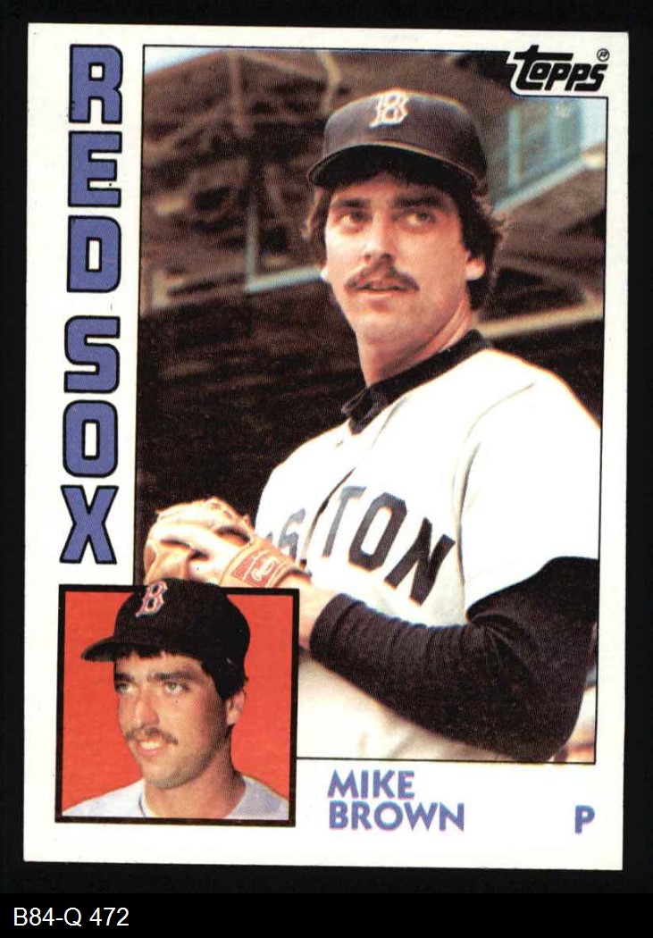 1984 Topps 472 Mike Brown