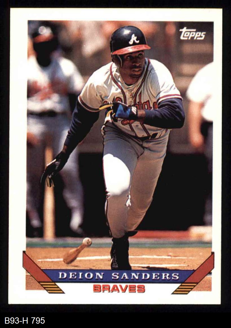 1991 Topps Baseball card #251 Mark Lemke Braves