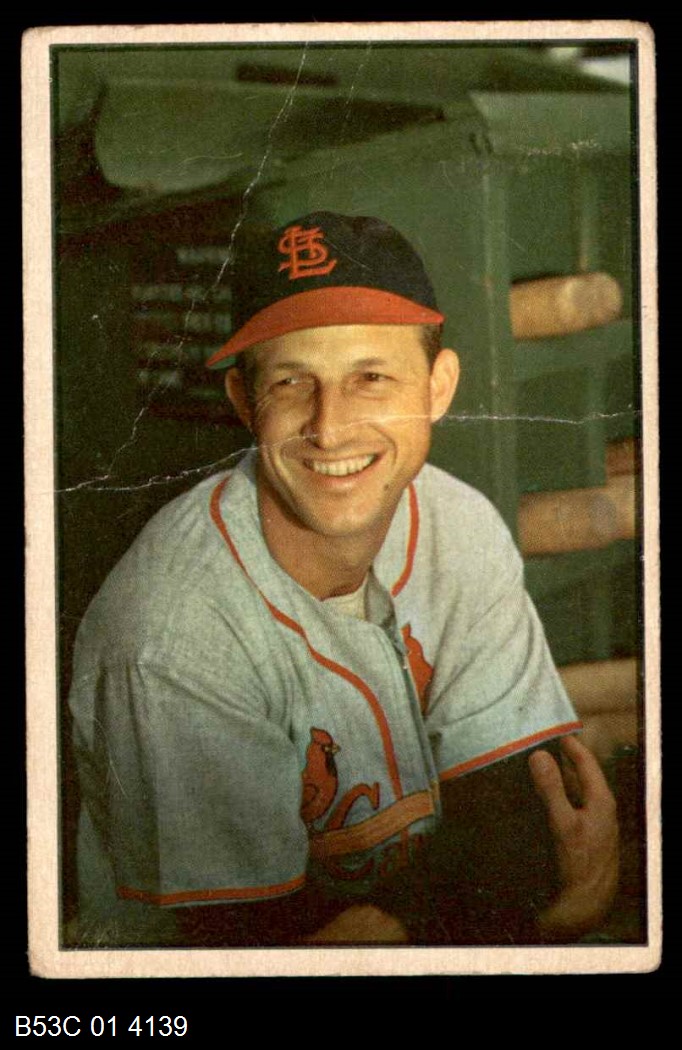 1953 bowman stan musial 1953 bowman stan musial