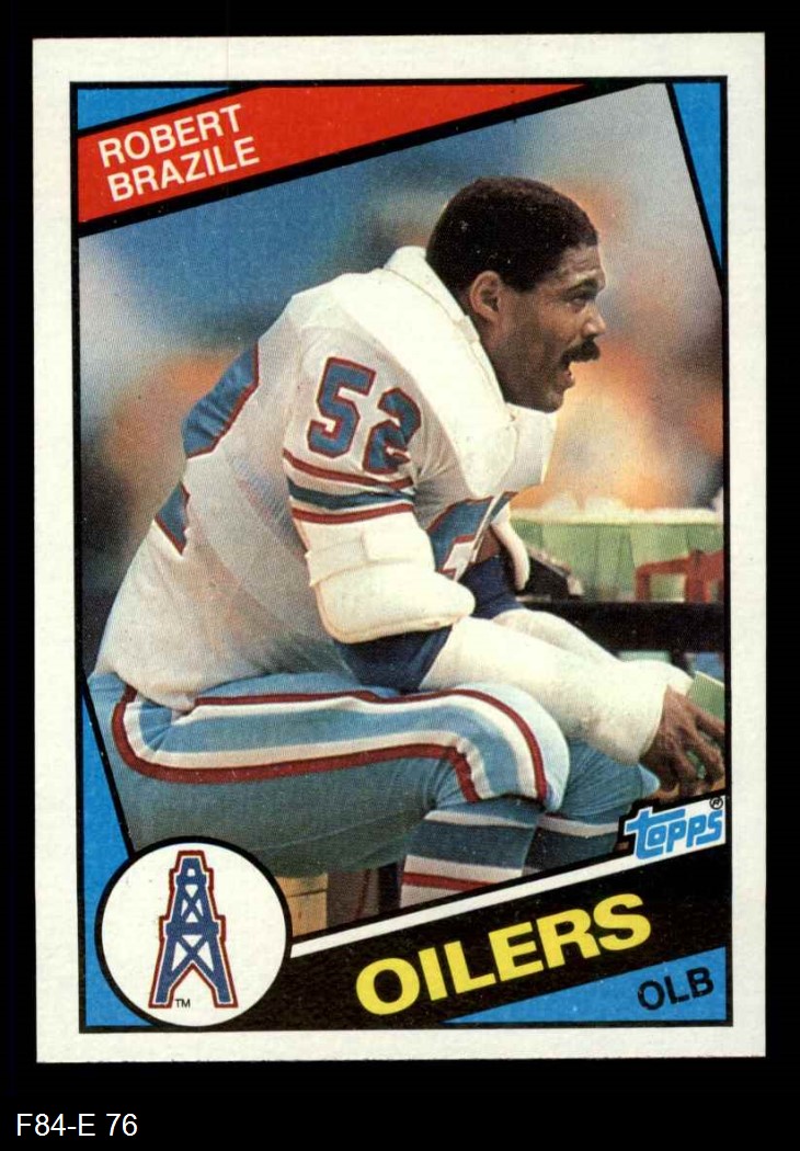 1984 Topps Houston Oilers Team Set