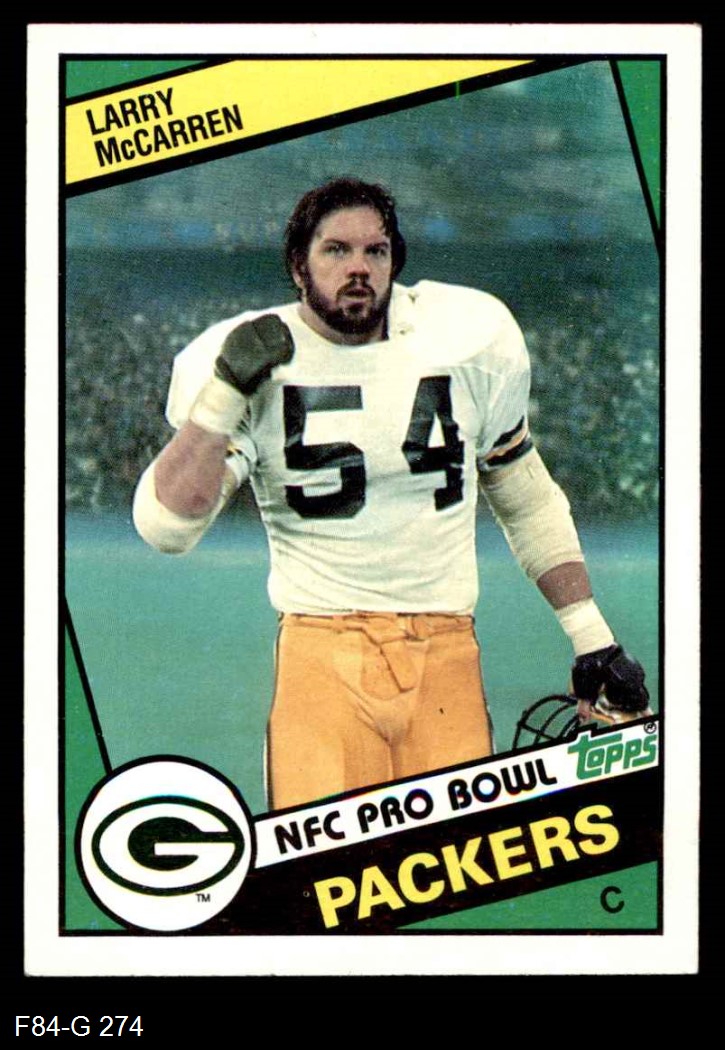 1984 Topps # 1984 Topps Green Bay Packers Team Set