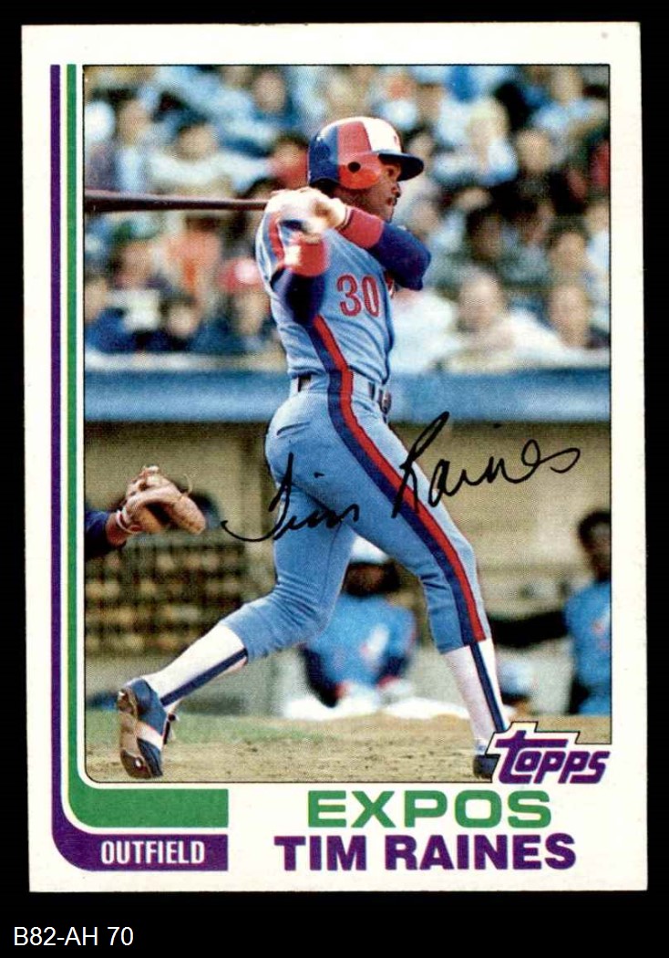 Steve Rogers Signed 1982 Topps Baseball Card - Montreal Expos