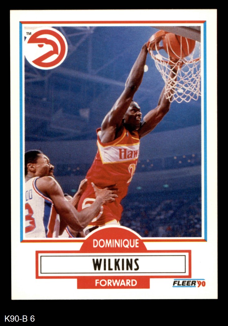 1990 fleer dominique wilkins