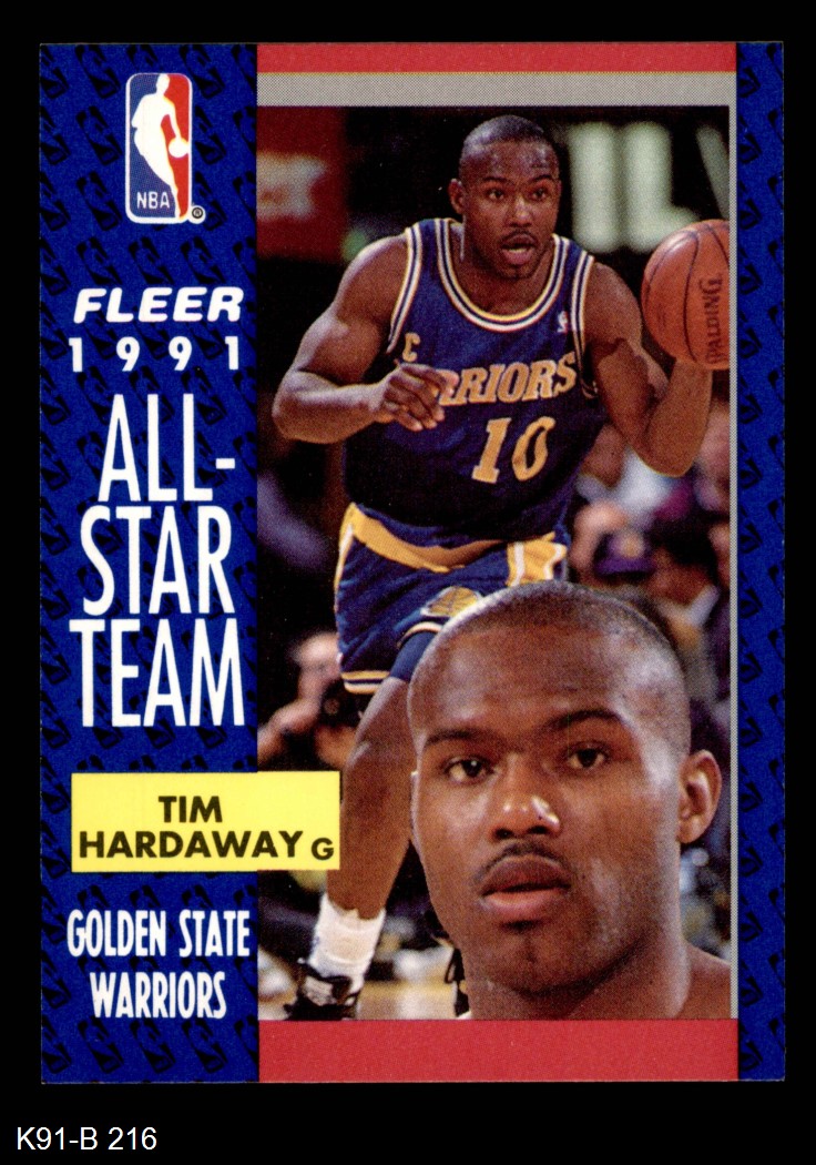 1991 Fleer #216 All-star Tim Hardaway