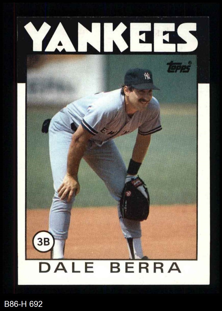 1986 Topps #692 Dale Berra