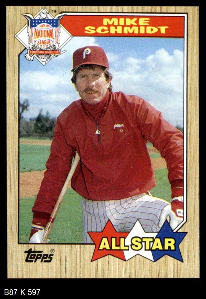 1987 topps mike schmidt all star online