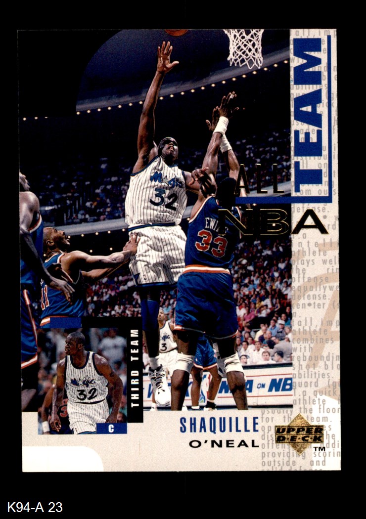 1994 Upper Deck #23 All-NBA Team Shaquille Shaq O'Neal