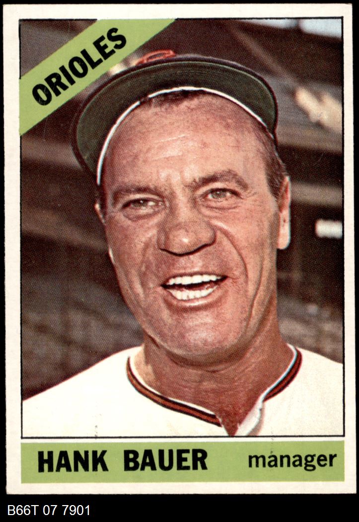 1966 Topps 229 Hank Bauer