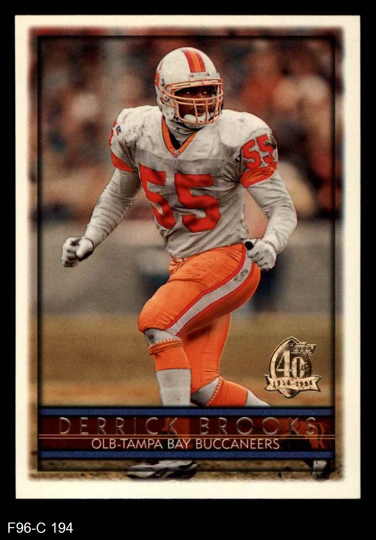 1996 Topps Tampa Bay Buccaneers Team Set