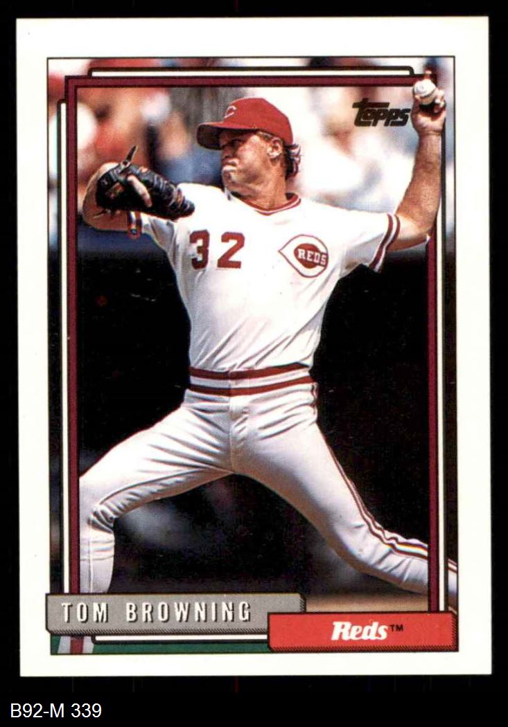 1992 Topps #339 Tom Browning