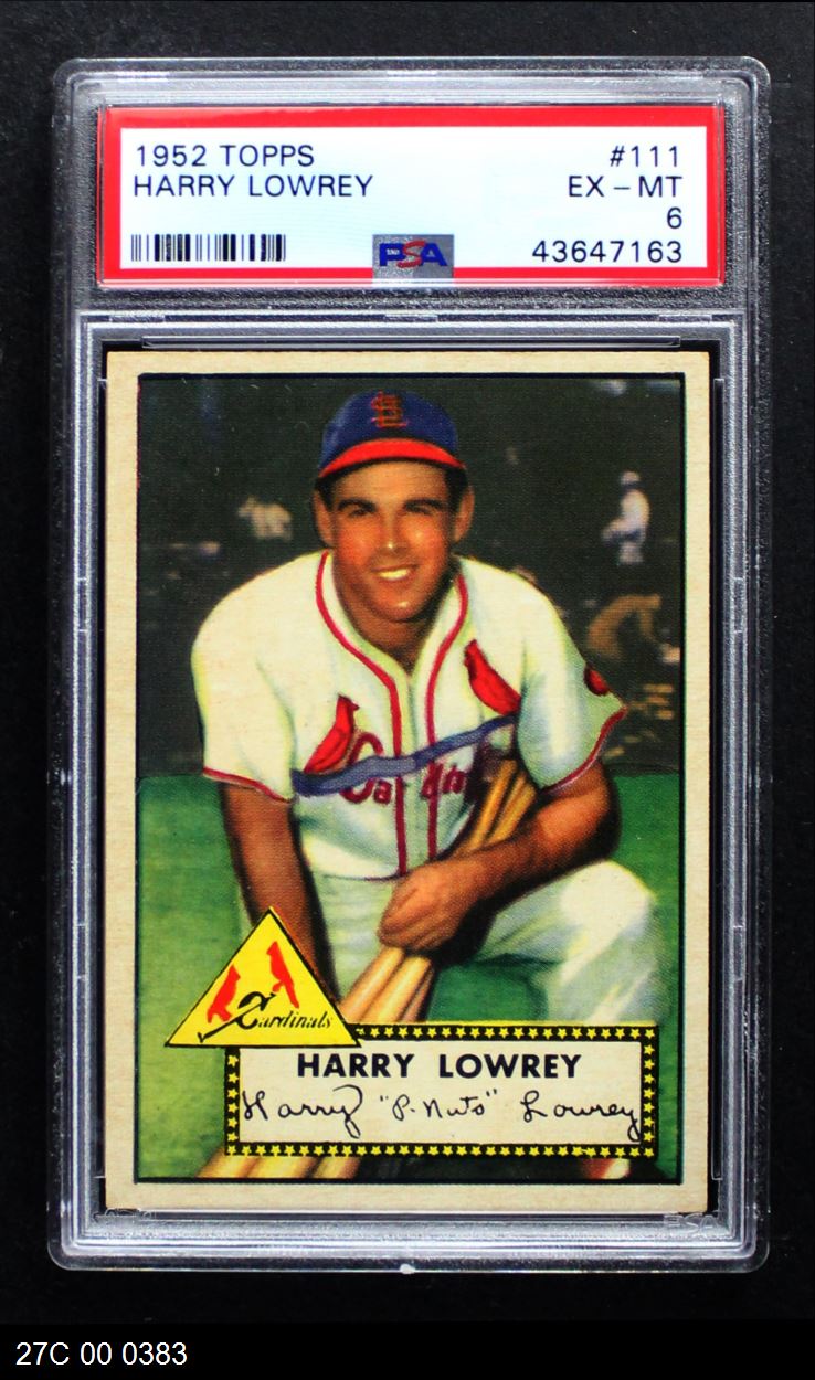 1952 Topps 111 Harry Peanuts Lowrey