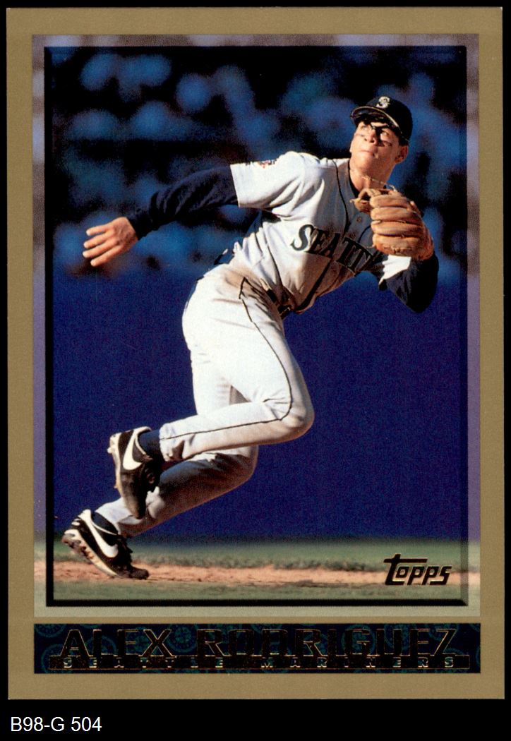 1998 Topps #504 Alex Rodriguez - NM-MT