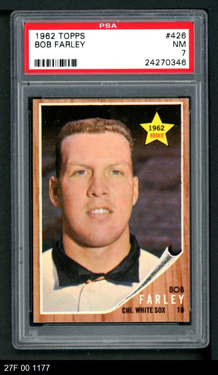 1962 Topps 426 Bob Farley