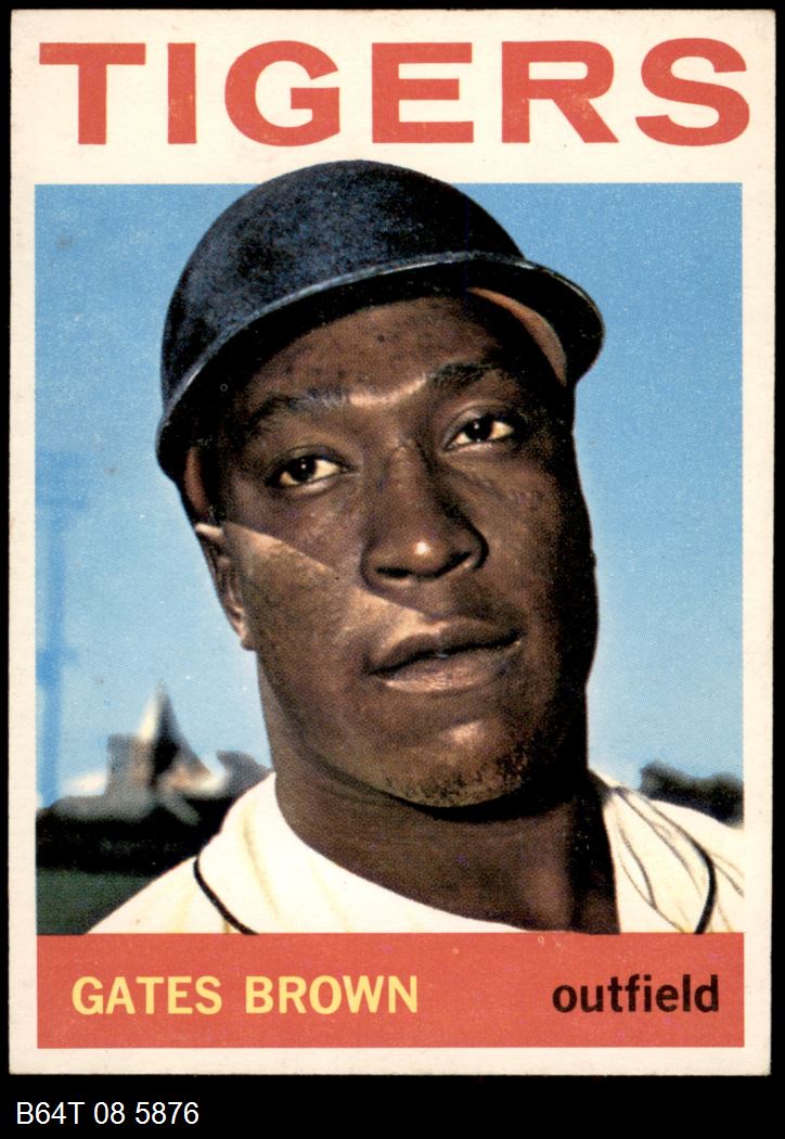 1964 Topps 471 Gates Brown