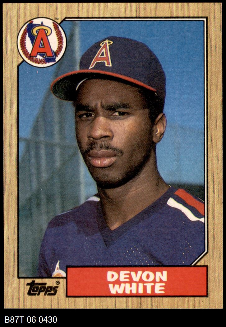 1987 Topps 139 Devon White