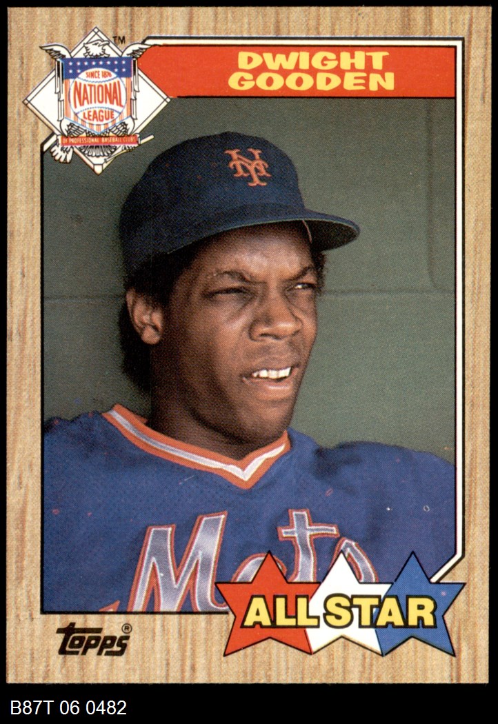 1987 Topps 603 AllStar Dwight Gooden