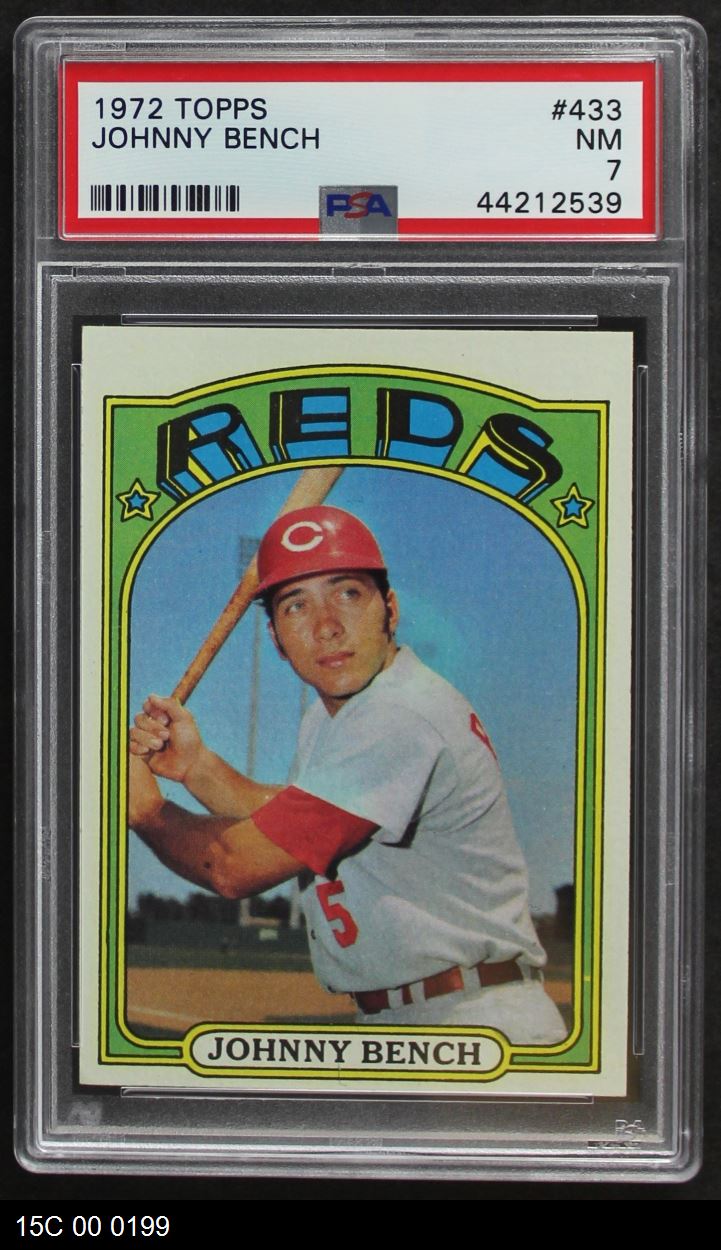 1972 Topps #433 Johnny Bench