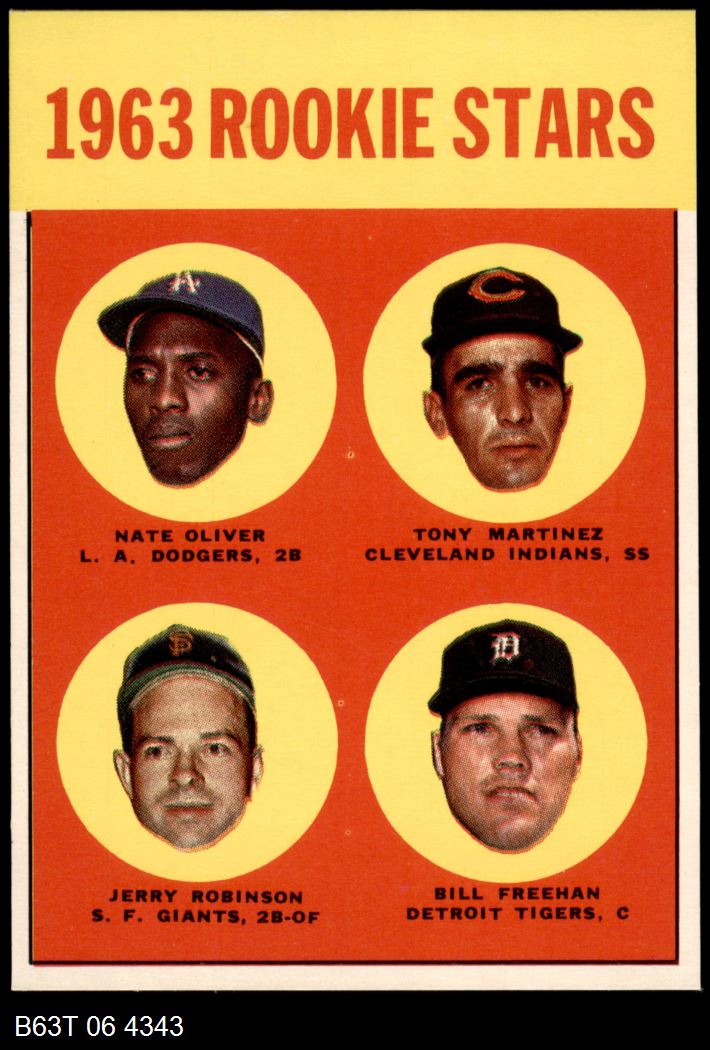 1963 Topps #466 Rookie Stars Bill Freehan / Tony Martinez ...