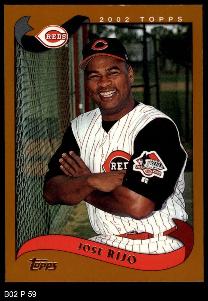 2002 Topps Traded #59 T Jose Rijo 8 - NM/MT