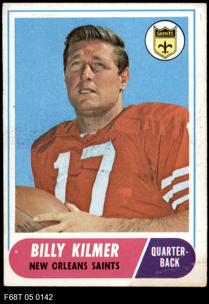 1968 Topps 186 Billy Kilmer