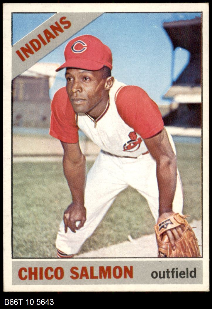 1966 Topps #594 Chico Salmon