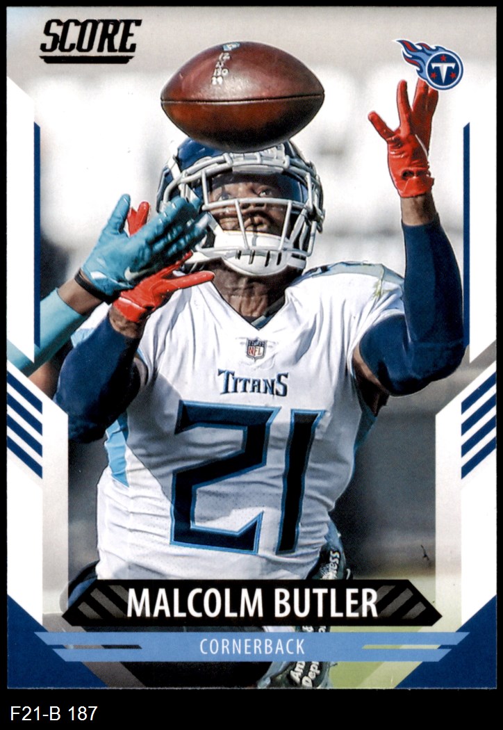 2021 Score 187 Malcolm Butler 8 NM/MT