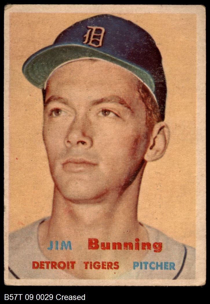1957 Topps #338  Jim Bunning