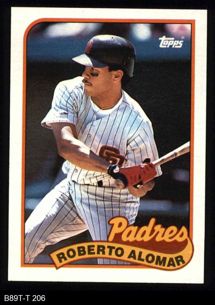 1989 Topps #206 Roberto Alomar - NM-MT