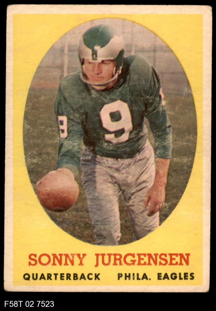 1958 Topps #90  Sonny Jurgensen
