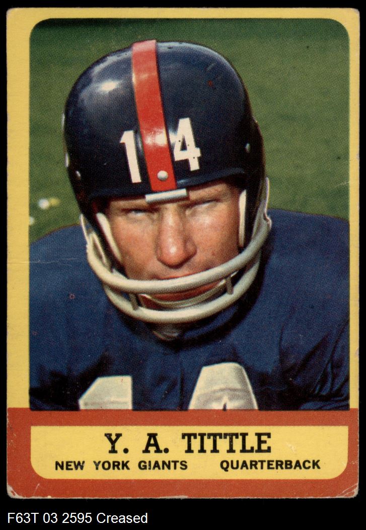 1963 Topps #49  Y.A. Tittle